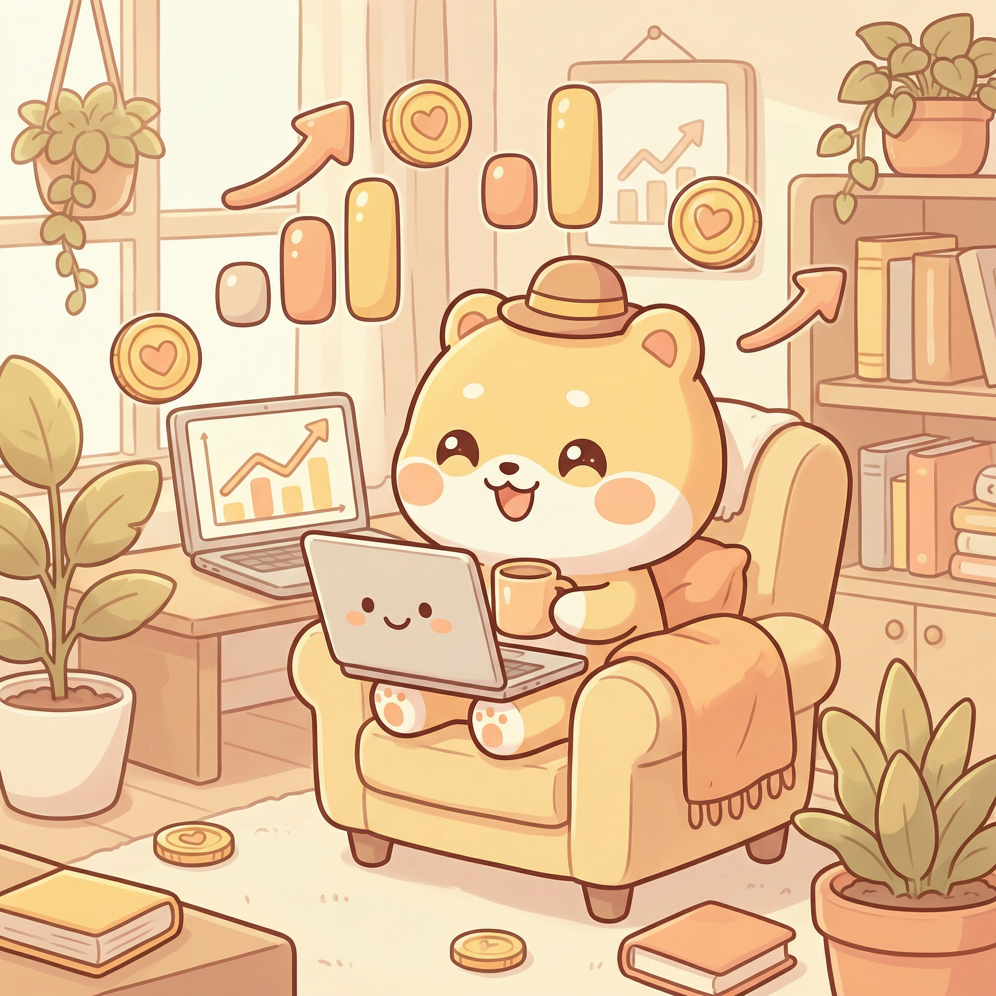 FXを学ぶイラスト